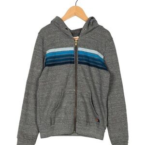 Aviator Nation Gray Hoodie with Blue Accents